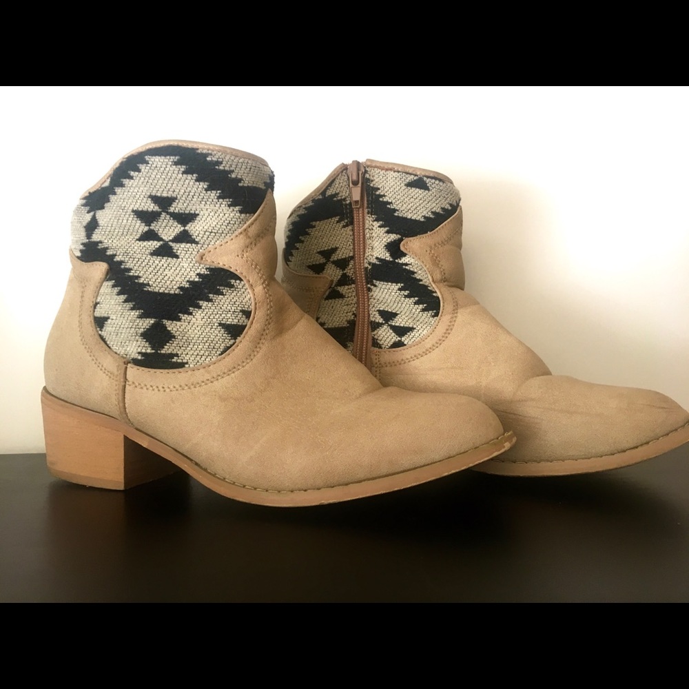 Western ankle booties
